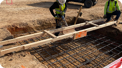 Warehouse concrete structure work