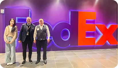 FedEx event group photo